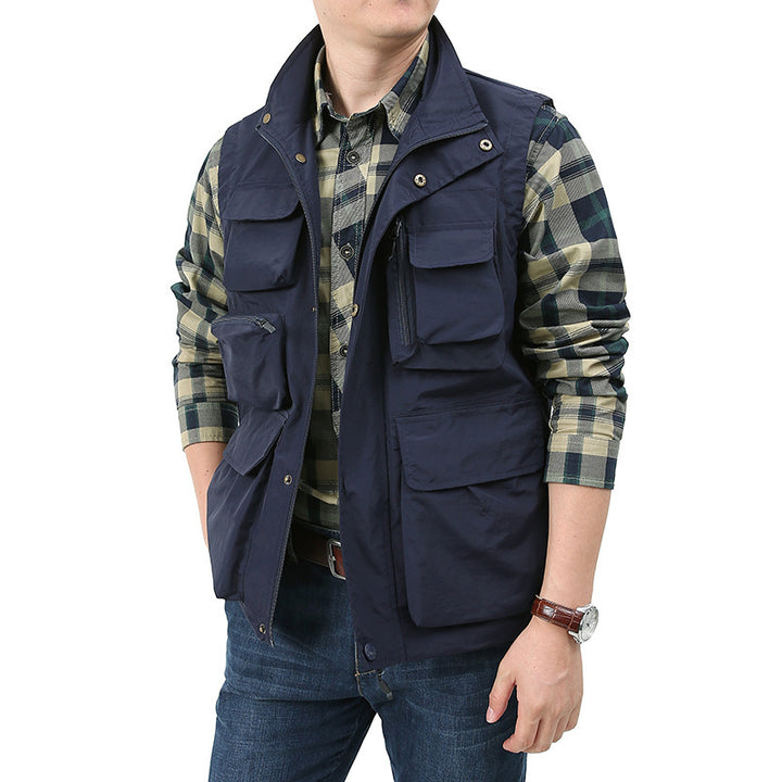 Men's Versatile Outdoor Vest with Practical Pockets Mune Fashion
