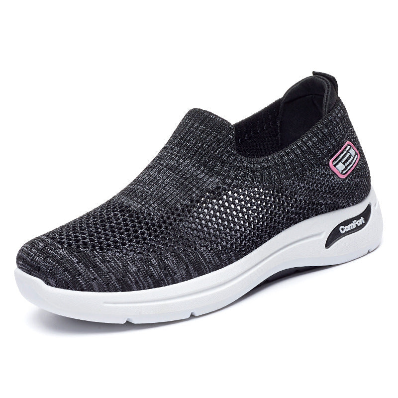 Women's Breathable Slip-On Sneakers with Soft Stretch Upper Mune Fashion