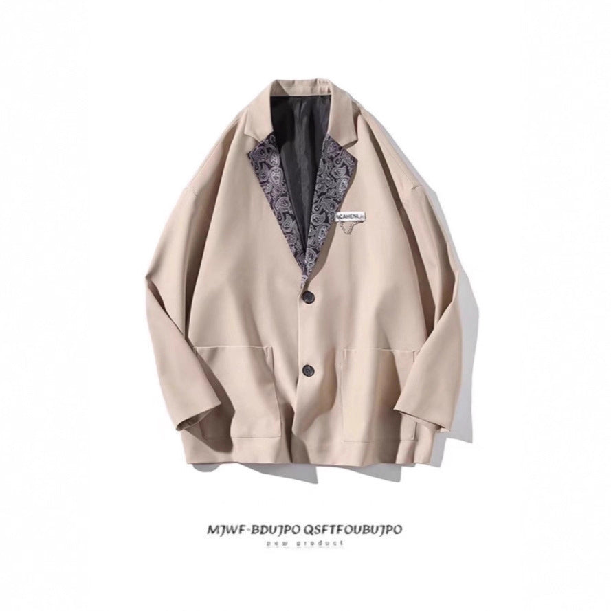 Women's Fashion Blazer with Paisley Pattern Mune Fashion