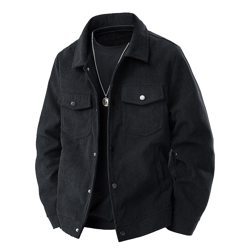 Men's Stylish Cord Jacket with Pockets Mune Fashion