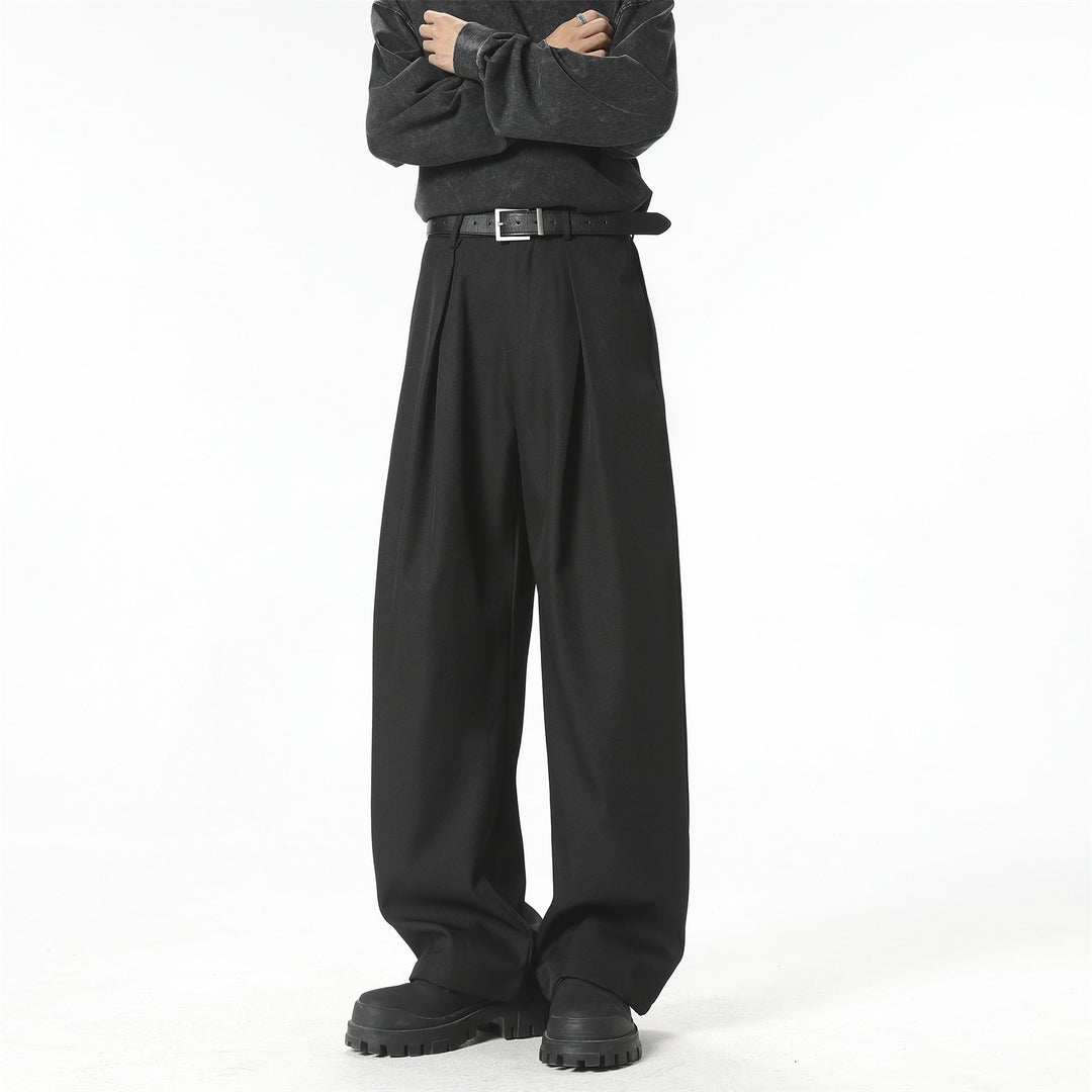 Women Wide-cut High-waisted Pants Mune Fashion
