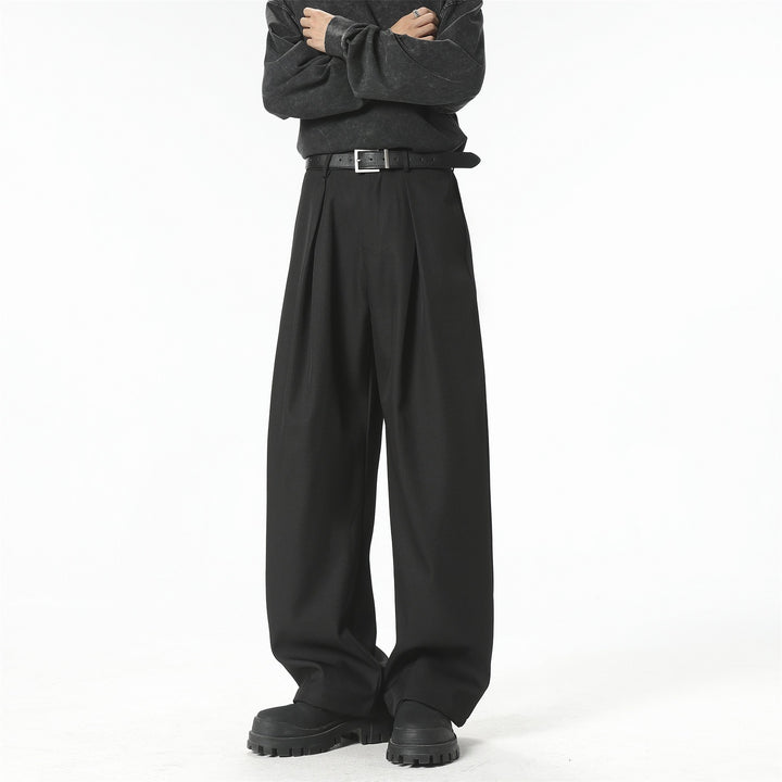 Women Wide-cut High-waisted Pants Mune Fashion
