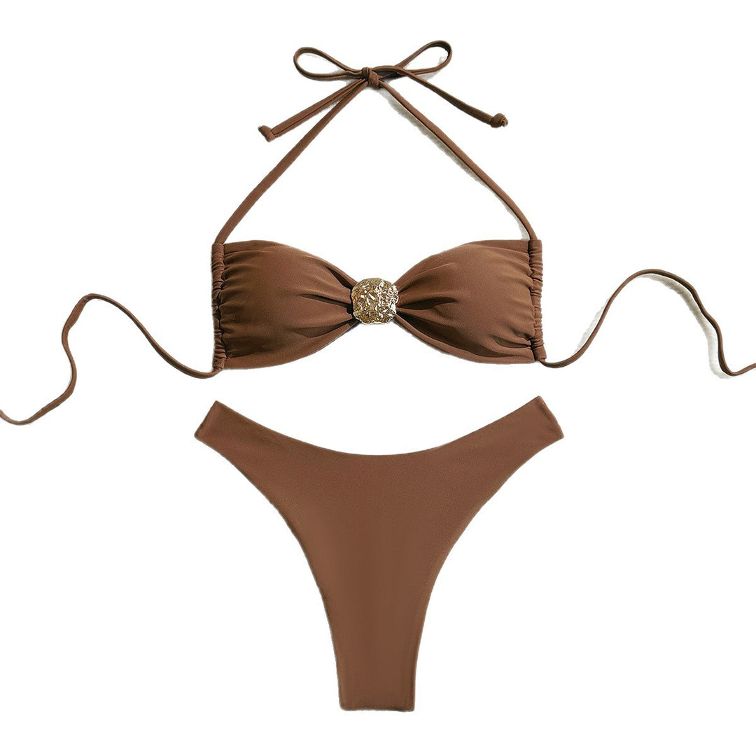 Ladies Glamorous Monokini with Fashionable Cut-Outs Mune Fashion