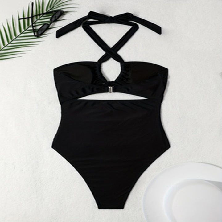 Women's One-Piece Swimsuit with Refined Cut-Out Details Mune Fashion