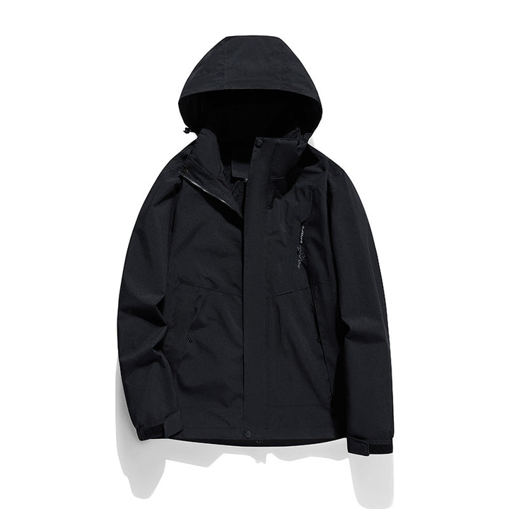 Women's two-layer softshell outdoor jacket with removable fleece inner layer and hood Mune Fashion