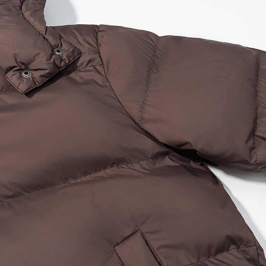 Women's Padded Down-Look Quilted Jacket with Removable Hood Mune Fashion