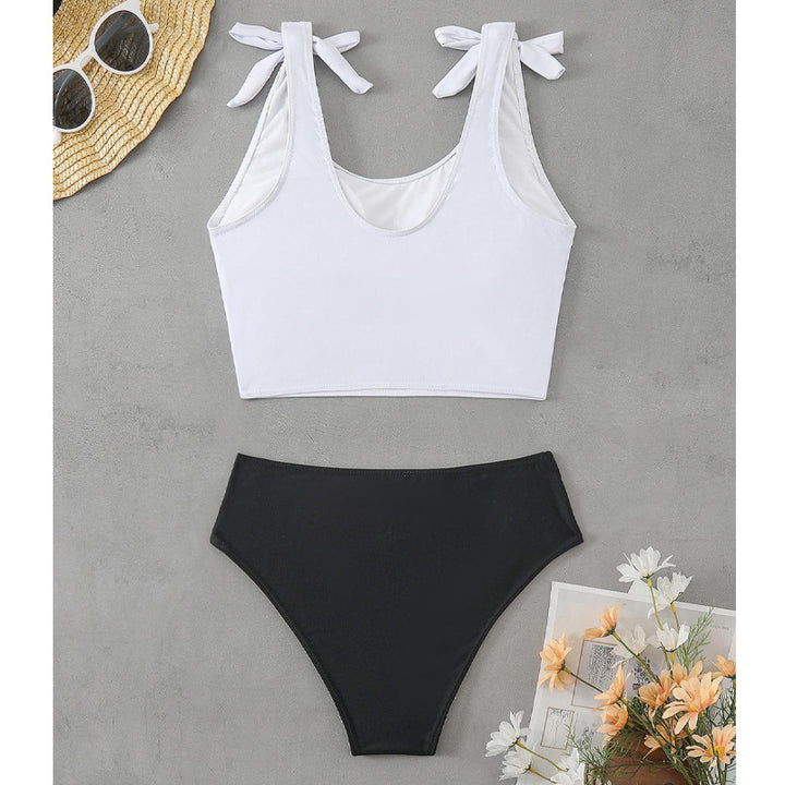 Women’s Crop Top Bikini Set with Graphic Print Mune Fashion