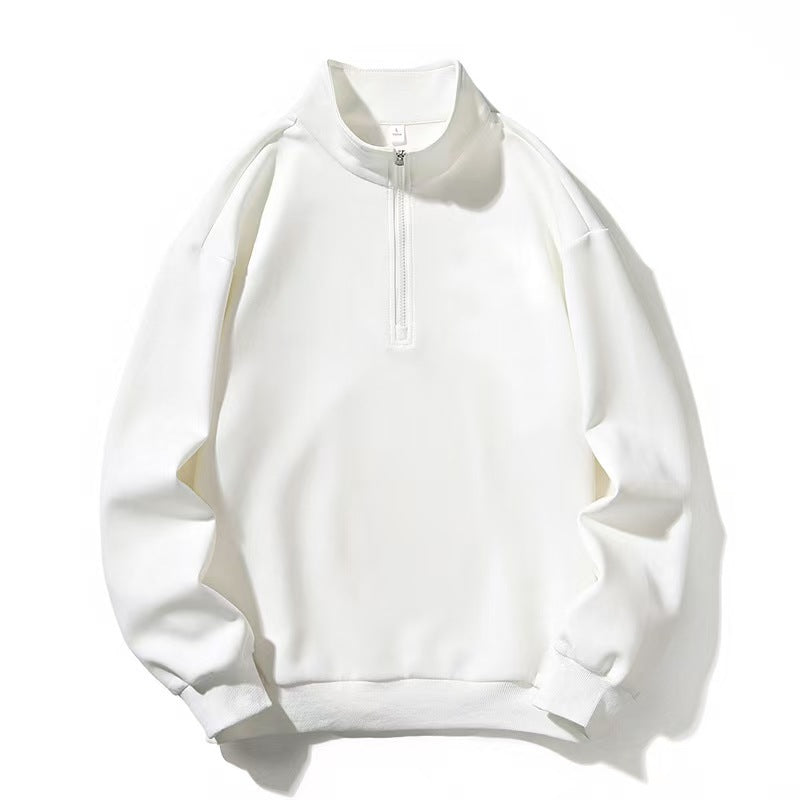 Unisex half-zip sweatshirt with stand-up collar and oversized fit Mune Fashion