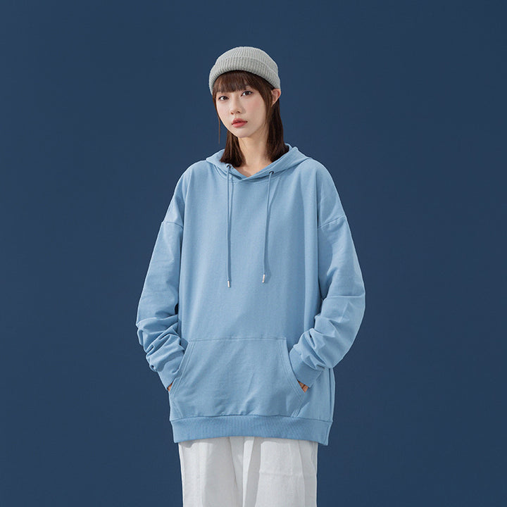 Women's Oversized Hoodie with Kangaroo Pocket, Dropped Shoulders and Adjustable Drawstring Mune Fashion