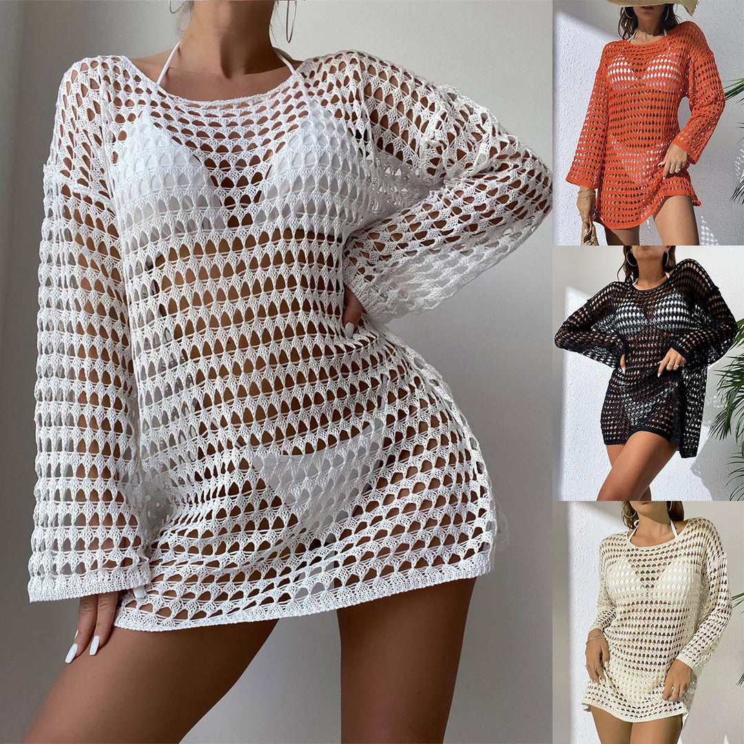 Ladies Crochet Beach Dress Mune Fashion 1779788163