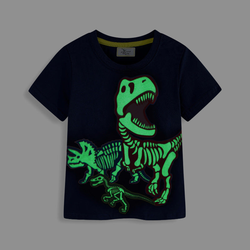 Boys T-Shirt with exciting dinosaur skeleton design Mune Fashion