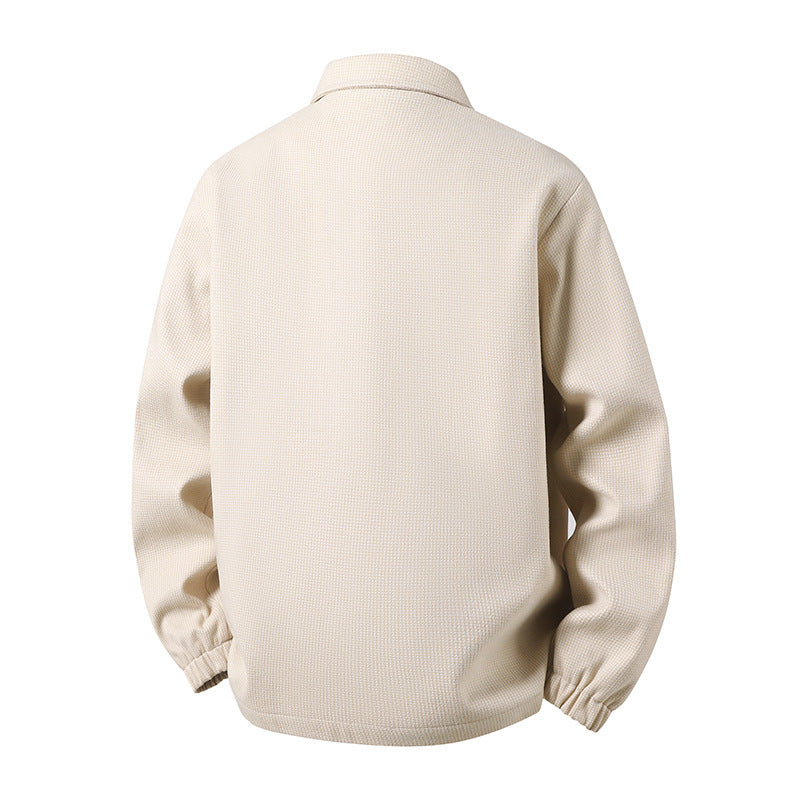 Men's leisure jacket with textured design Mune Fashion