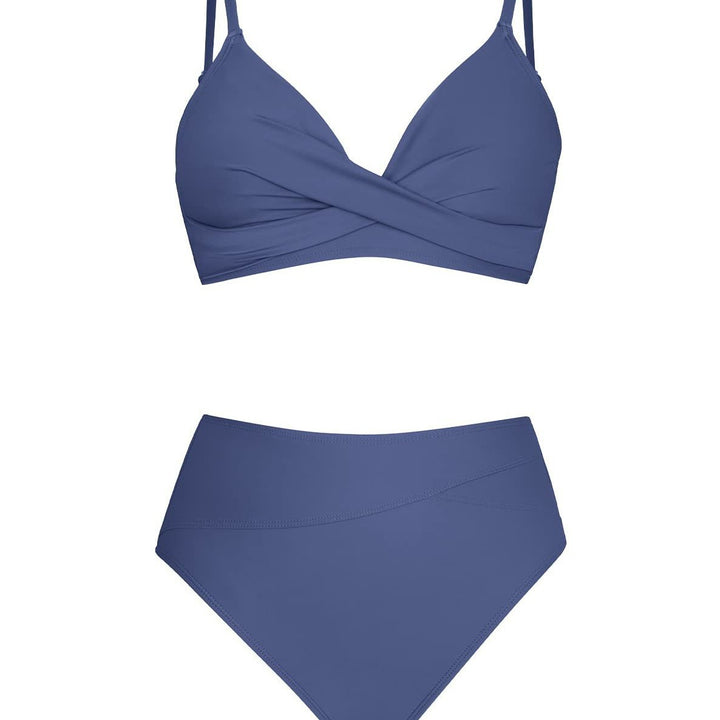 Women High-Waisted Wrap Bikini Set Mune Fashion