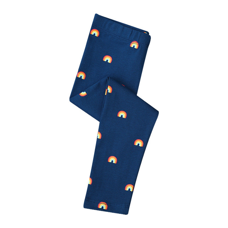 Girls leggings with colorful rainbow motif Mune Fashion