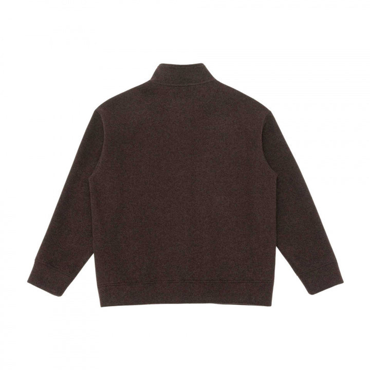 Unisex Boxy Knit Cardigan with Stand-Up Collar and Full Button Placket Mune Fashion