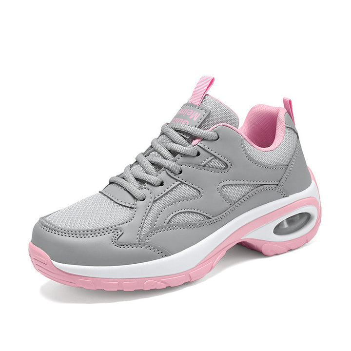 Women's non-stable everyday sneakers with ergonomic rolling sole, integrated air capsule cushioning, and breathable mesh upper Mune Fashion