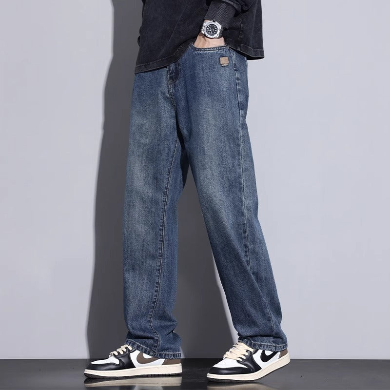 Men's Comfortable Loose-Fitting Jeans Mune Fashion