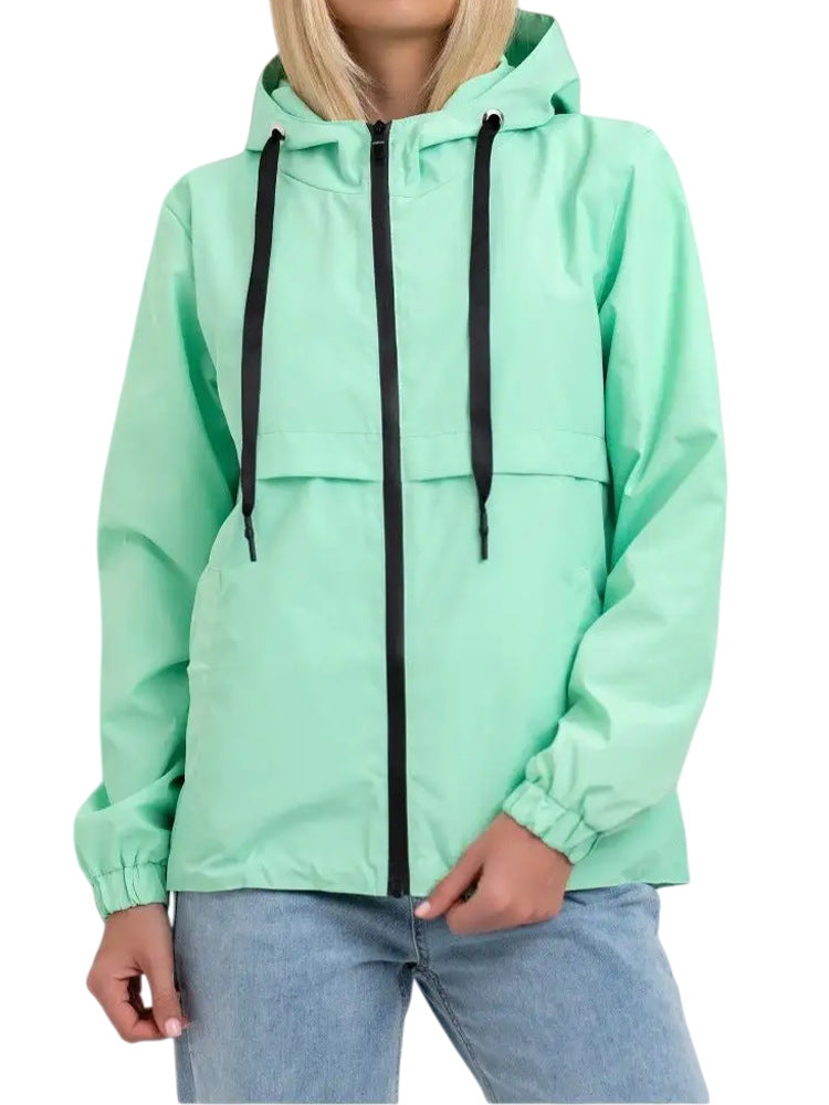 Women's Fashion Transitional Jacket with Hood