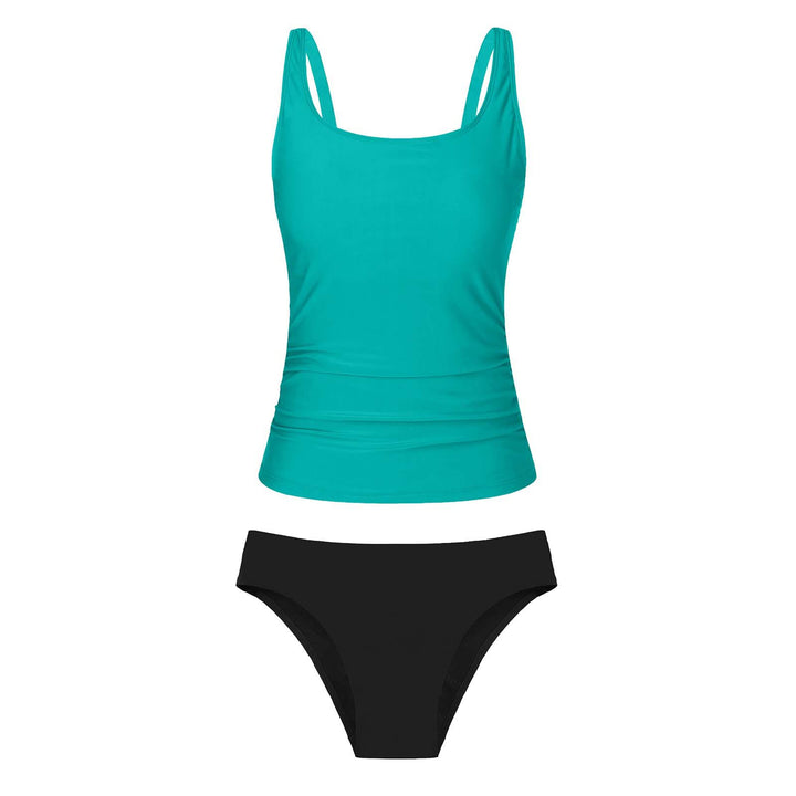 Women's bikini set with floral top and classic bottom Mune Fashion