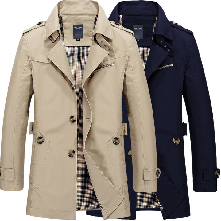Women Elegant Trench Coat Mune Fashion