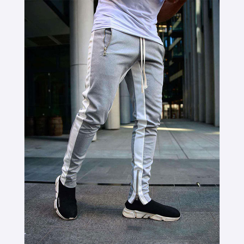 Men's Stylish Slim-Fit Jogging Pants with Side Pockets Mune Fashion