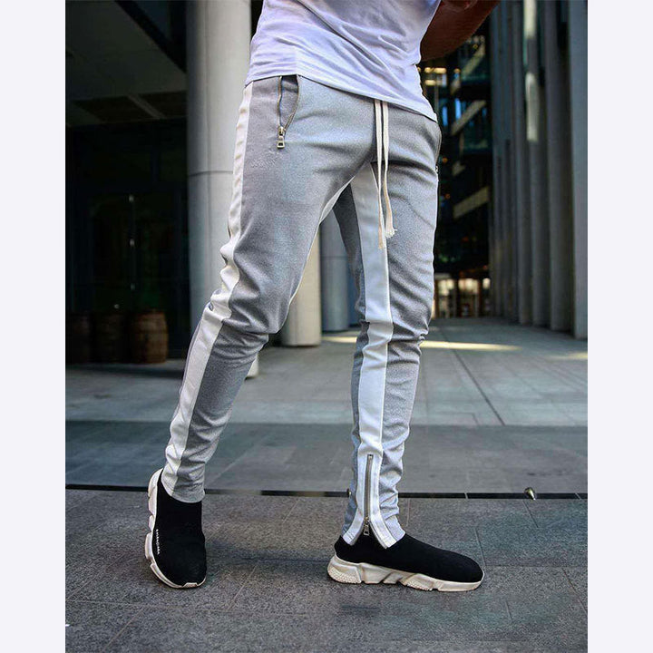 Men's Stylish Slim-Fit Jogging Pants with Side Pockets Mune Fashion