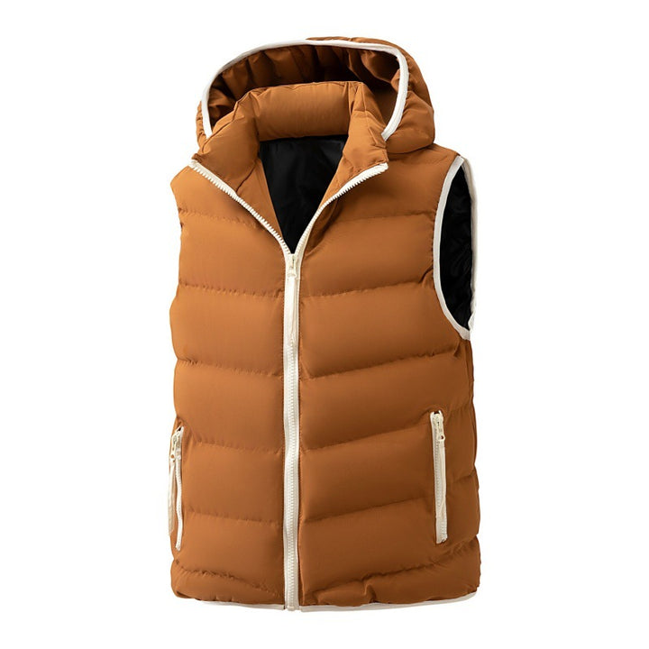 Women's Fashion Quilted Vest with Hood