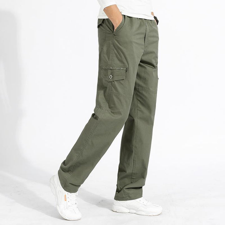 Men's cargo pants with straight leg, reinforced knee areas & patch pockets Mune Fashion