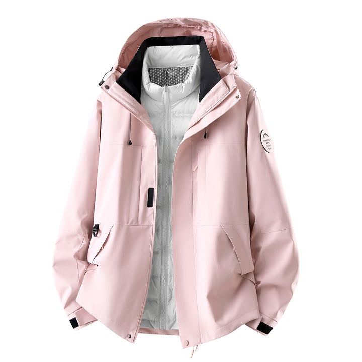 Women's Multifunctional Outdoor Jacket with Removable Quilted Inner Jacket Mune Fashion