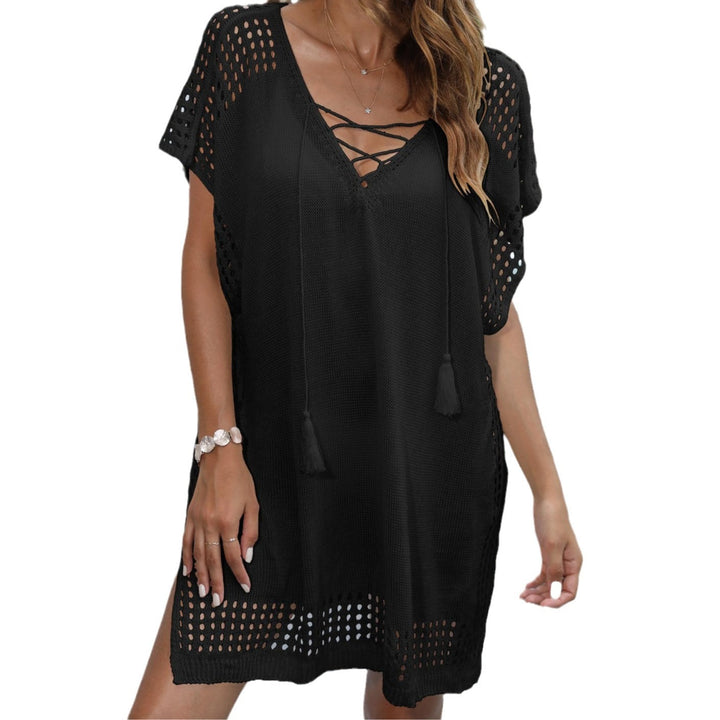 Women's airy crochet beach cover-up Mune Fashion