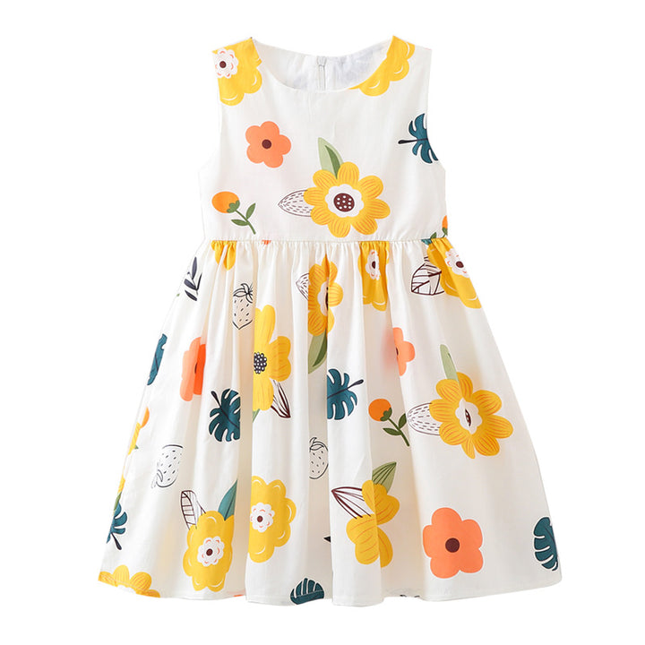Girls summer dress with colorful polka dot design Mune Fashion