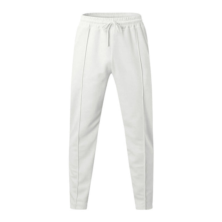Men's Relaxed-Fit Casual Pants with Pleat, Drawstring and Side Pockets Mune Fashion