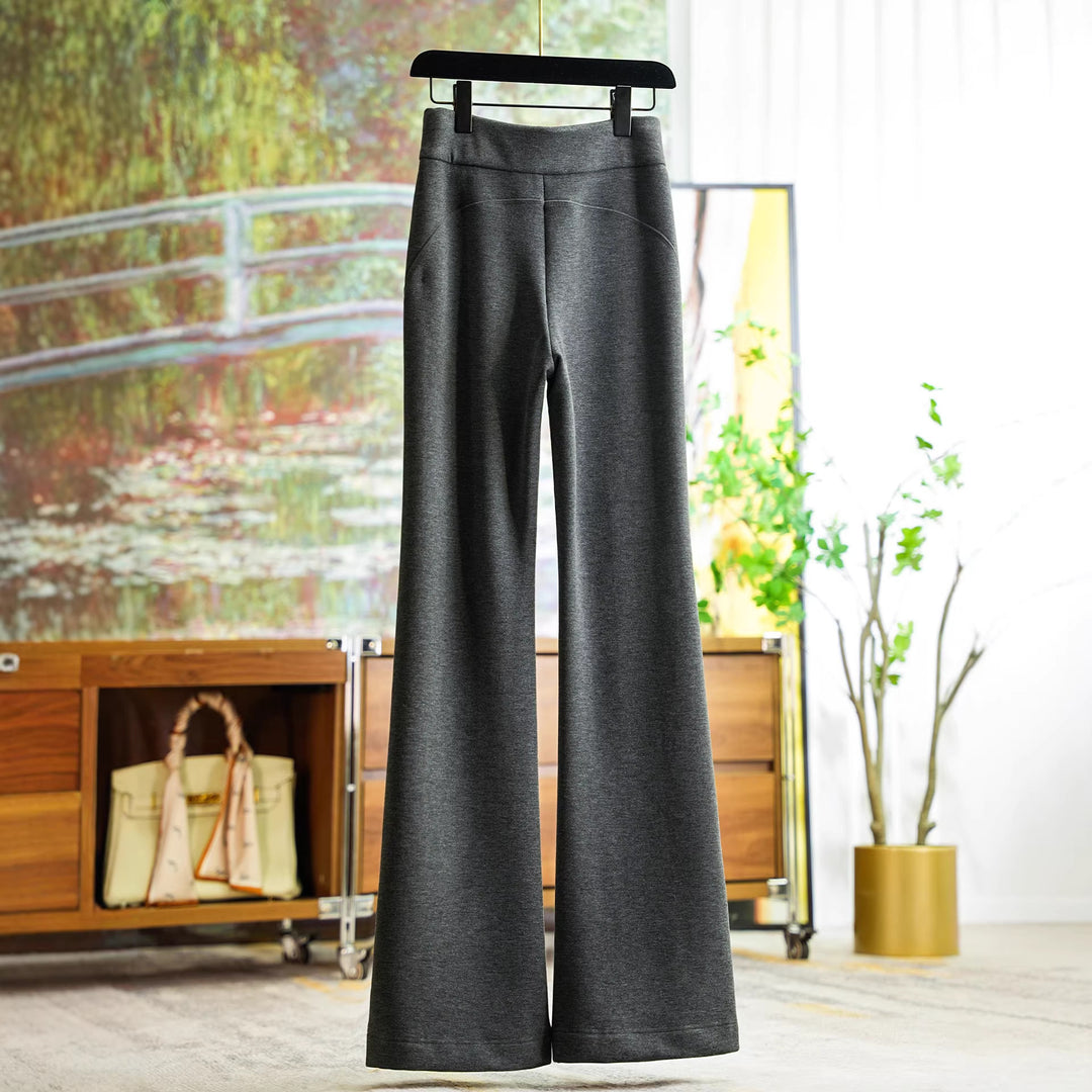Women Wide Cut Jersey Trousers Mune Fashion