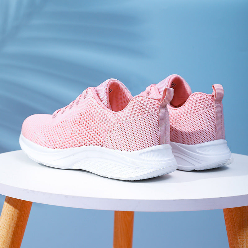 Women’s light knit everyday sneaker with seamless mesh upper material and cushioned comfort insole Mune Fashion