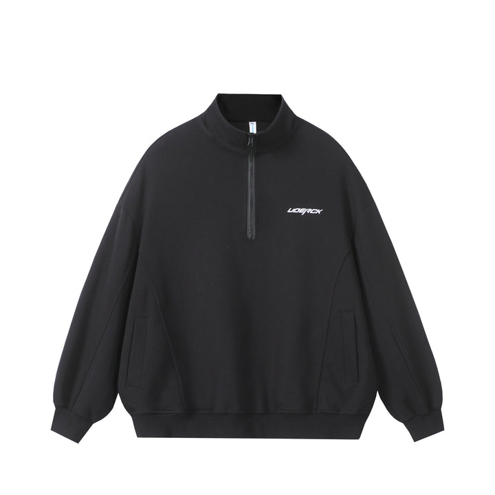 Unisex Oversize-Halfzip-Sweatshirt made of French Terry with Stand-up Collar Mune Fashion