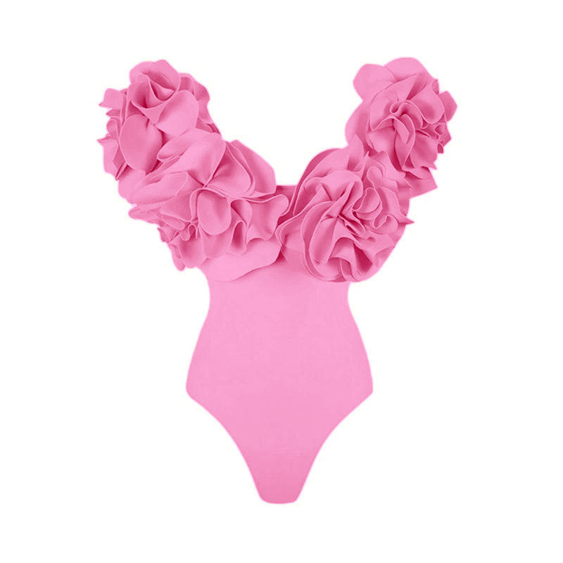 Women’s One-Piece Swimsuit with Voluminous Ruffles Mune Fashion
