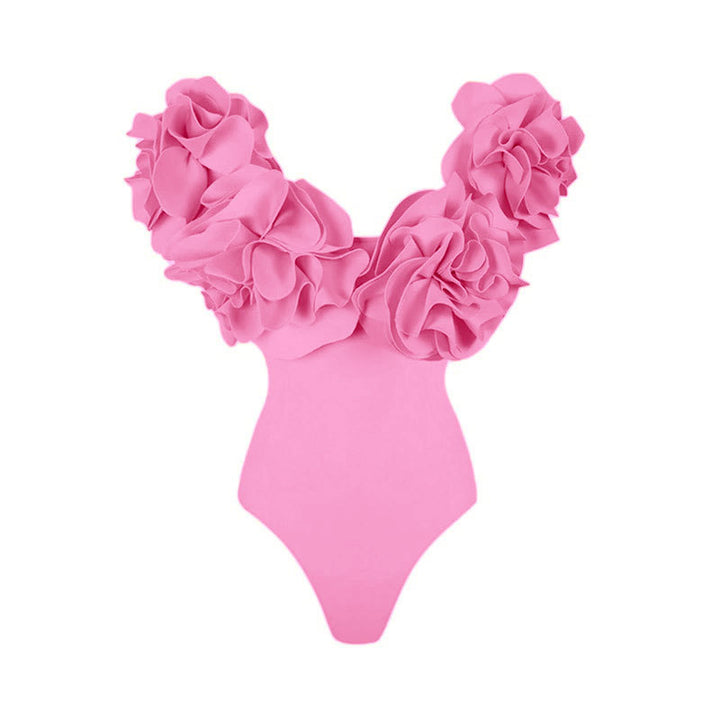 Women’s One-Piece Swimsuit with Voluminous Ruffles Mune Fashion