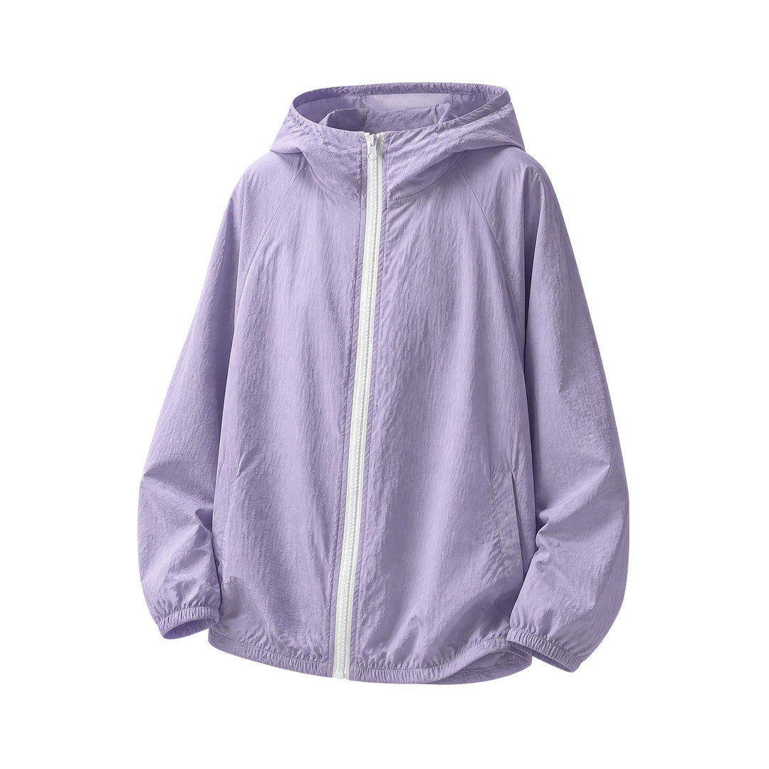 Men's Lightweight Oversized Windbreaker with Hood, Elastic Hem & Side Pockets Mune Fashion