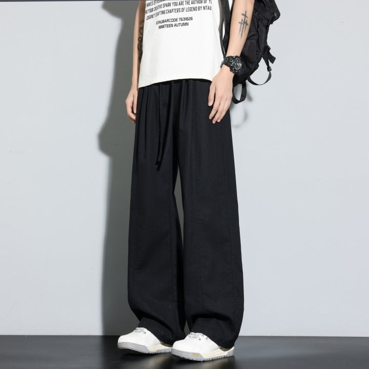 Women Wide Layered Lounge Pants with Cargo Details & Elastic Drawstring Mune Fashion