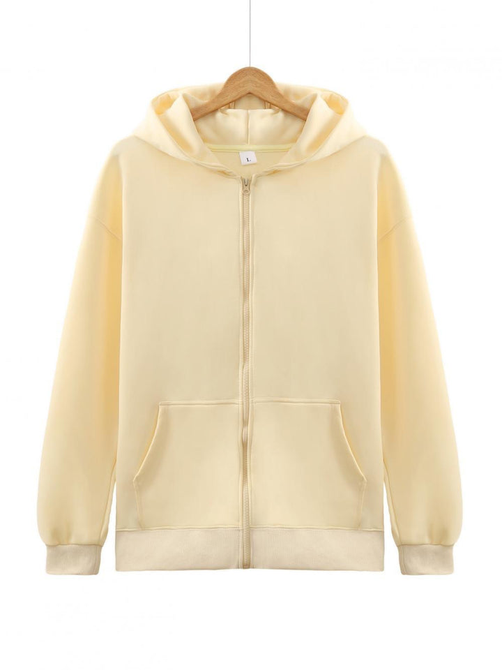 Unisex nan lightweight zip hoodie with brushed inner French terry, flat seams and kangaroo pockets Mune Fashion