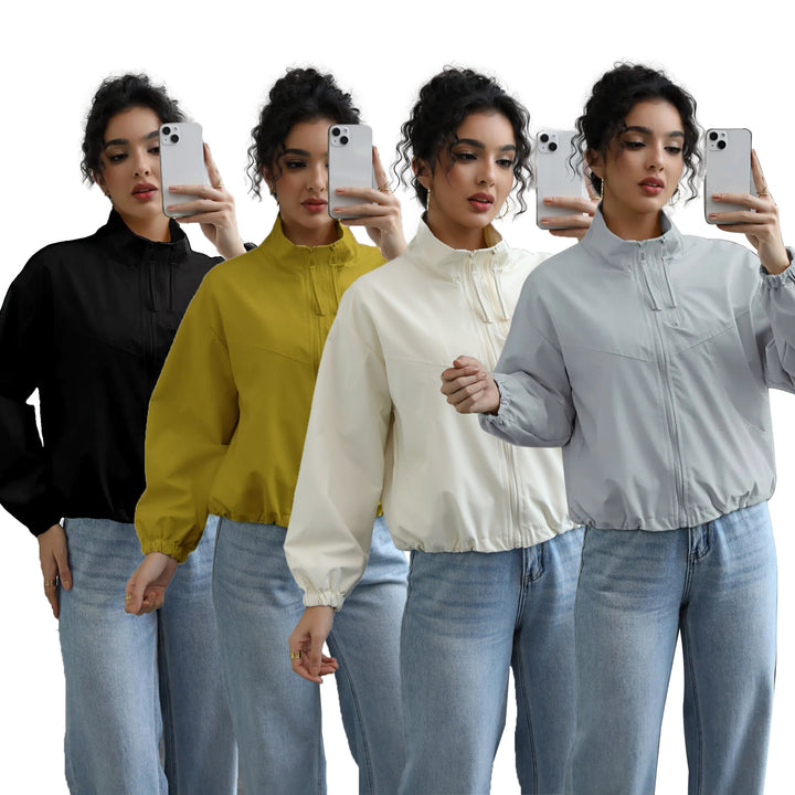 Women's Casual Oversized Blouson Jacket with Balloon Sleeves Mune Fashion