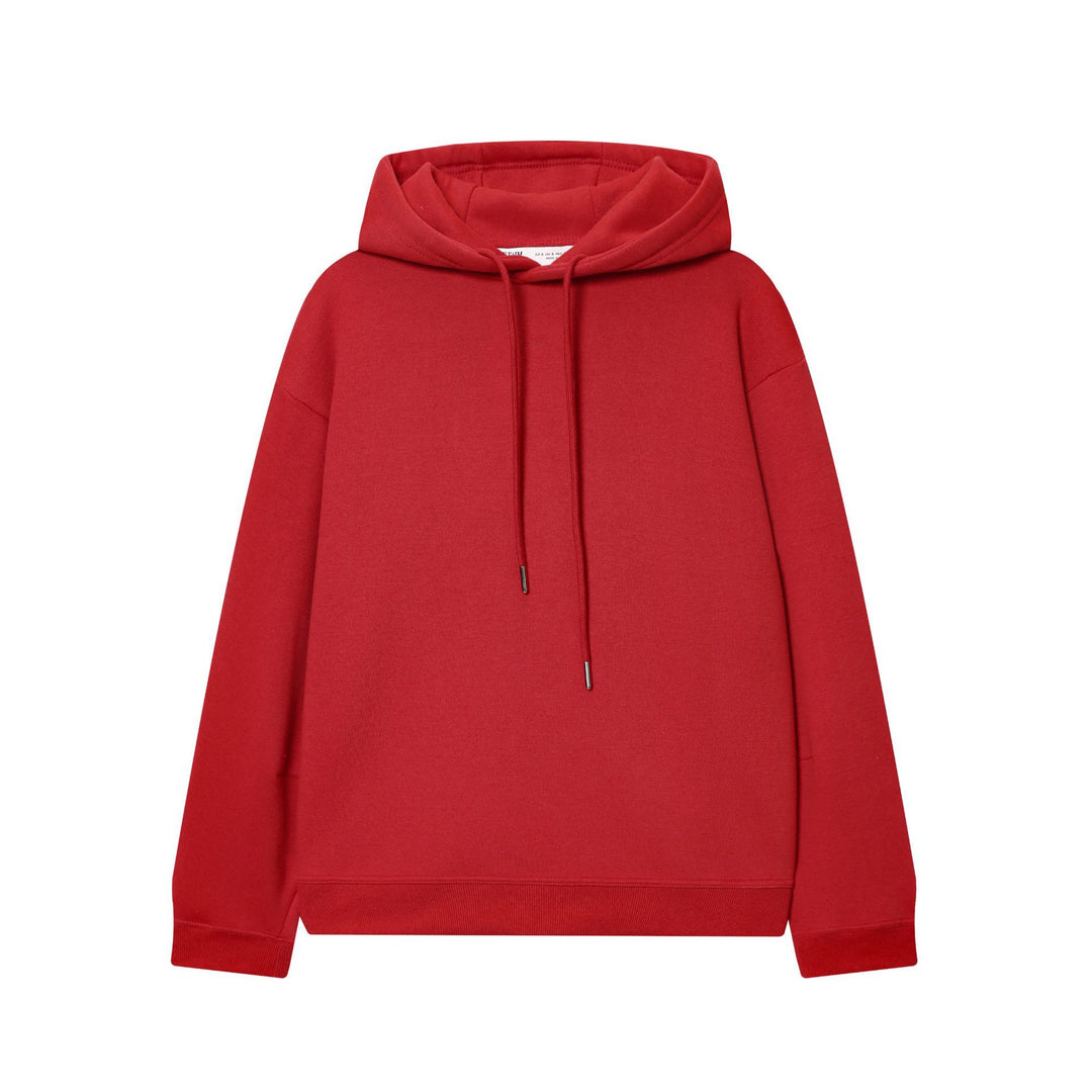 Women Oversize Hoodie made of heavy cotton blend with kangaroo pocket and drawstring Mune Fashion