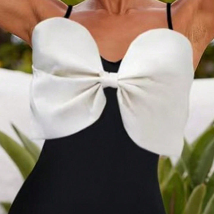 Women's one-piece with stylish bow design Mune Fashion