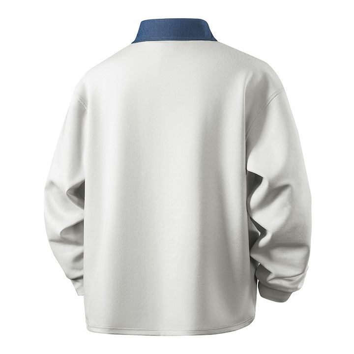 Men's Sporty Long Sleeve Sweater Mune Fashion