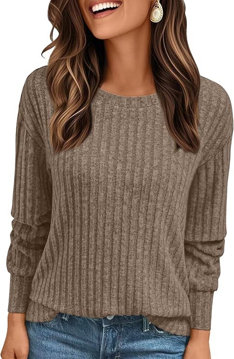 Women's Structured Ribbed Sweatshirt with Chenille Look and Relaxed Fit Mune Fashion