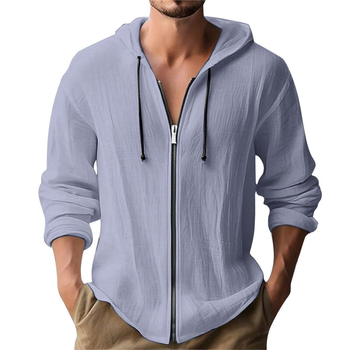 Men's Casual Hoodie Jacket with Zipper Mune