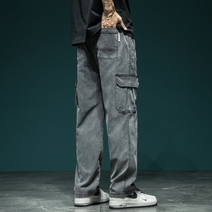 Men's cargo pants in camouflage utility style with straight leg and durable canvas Mune Fashion