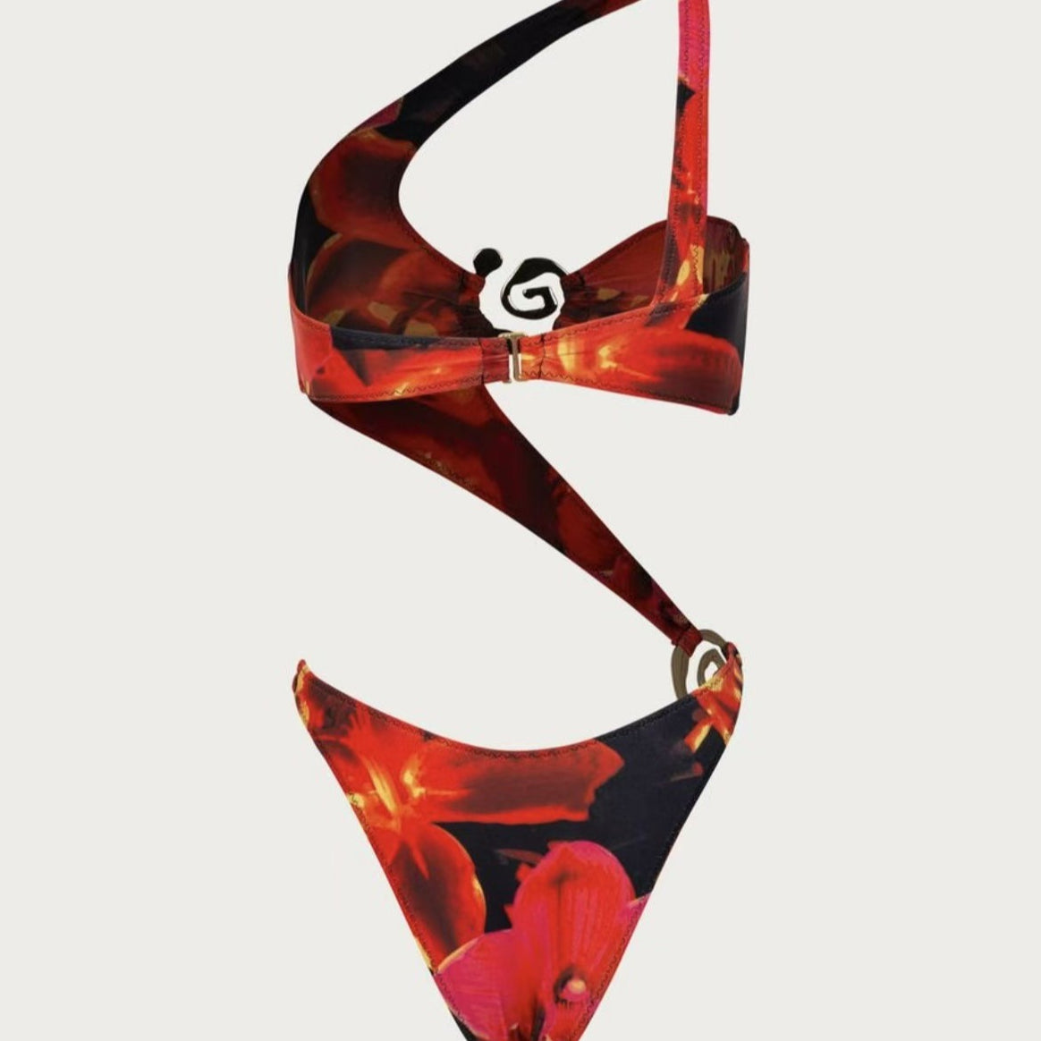 Women Triangle Bikini with sophisticated cut and golden accents Mune Fashion
