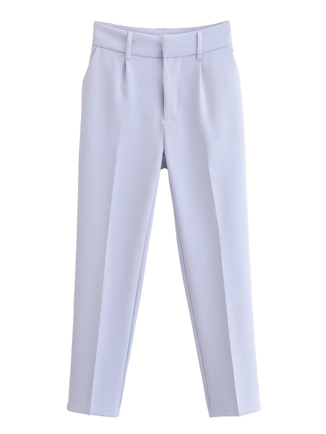 Women slim fit suit trousers with crease and elastic waistband Mune Fashion