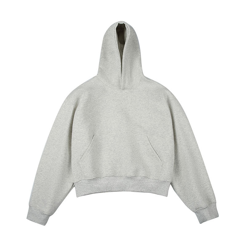 Unisex Kastiger cropped hoodie with kangaroo pocket and ribbed hem Mune Fashion